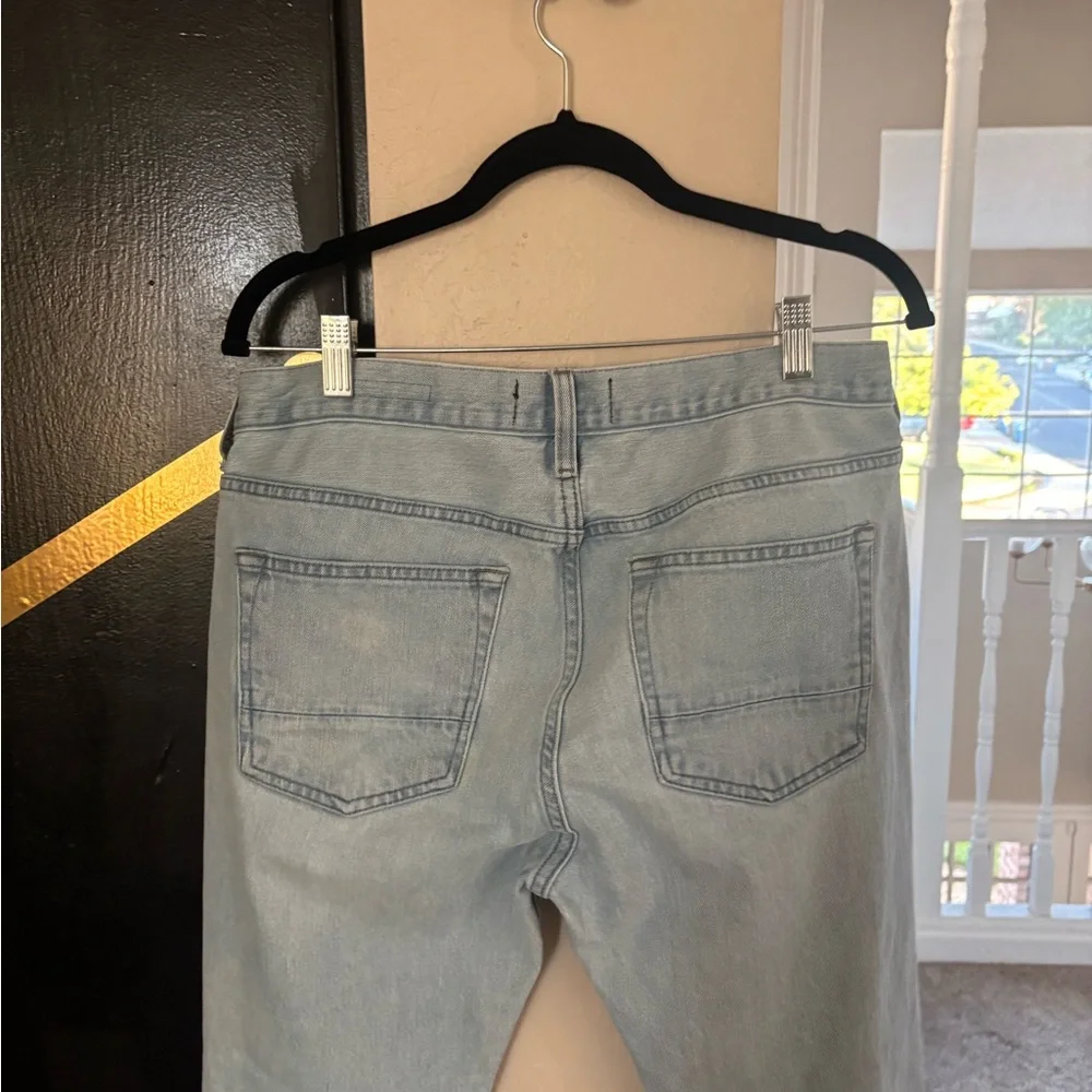 (PACSUN) Distressed Light Blue Jeans